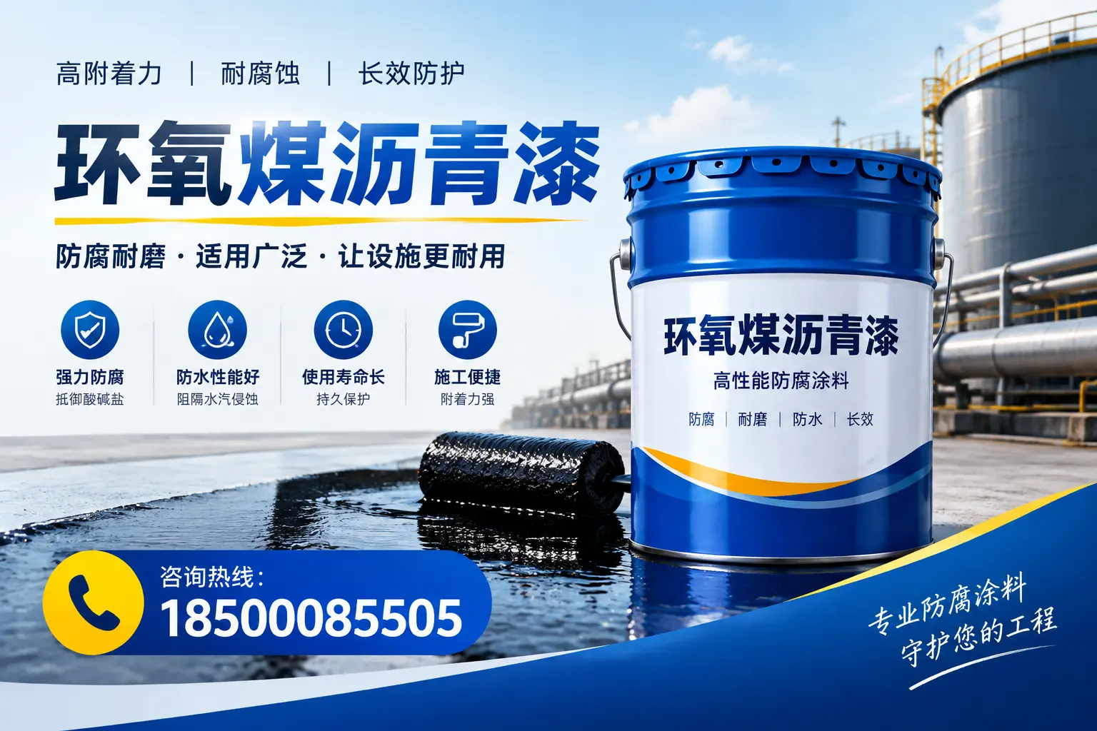 环氧煤沥青漆与其他涂料的对比分析，助力哈尔滨企业决策